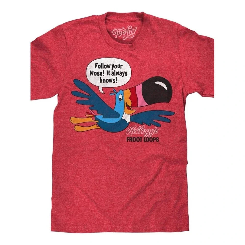 NWT Froot Loops Toucan Sam T-Shirt L D3